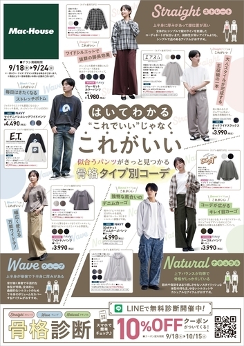チラシ紙面